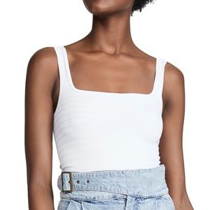Free people Square One Seamless Cami white Size M/L